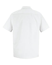 Red Kap SP26T Men's Tall Specialized Short Sleeve Pocketless Work Shirt