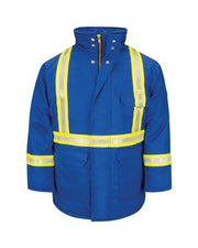 Bulwark JLPC Men's Deluxe Parka With Reflective Trim - EXCEL FR® ComforTouch