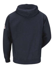 Bulwark SEH4T Men's Tall Zip-Front Hooded Sweatshirt