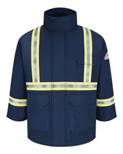 Bulwark JLPC Men's Deluxe Parka With Reflective Trim - EXCEL FR® ComforTouch