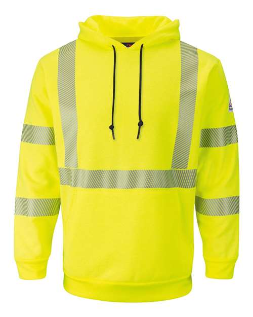 Bulwark SMH4 Men's Hi-Visibility Hooded Sweatshirt
