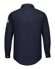 Bulwark SNS2T Men's Tall Snap-Front Uniform Shirt - Nomex® IIIA 4.5 oz.