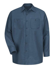 Red Kap SP14T Men's Tall Industrial Long Sleeve Work Shirt