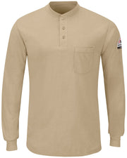 Bulwark SML8 Men's Long Sleeve Henley