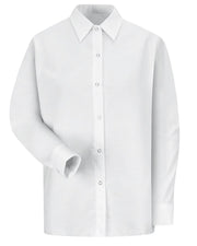 Red Kap SP15 Women's Long Sleeve Specialized Pocketless Poplin Work Shirt