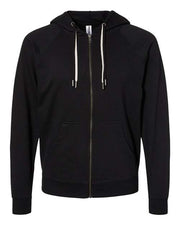 Independent Trading Co. SS1000Z Unisex Icon Lightweight Loopback Terry Full-Zip Hooded Sweatshirt