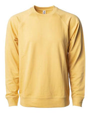 Independent Trading Co. SS1000C Unisex Icon Lightweight Loopback Terry Crewneck Sweatshirt