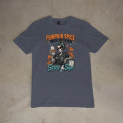 Pumpkin Spice Nurse Shirt, Funny Fall Nursing Skeleton Tee