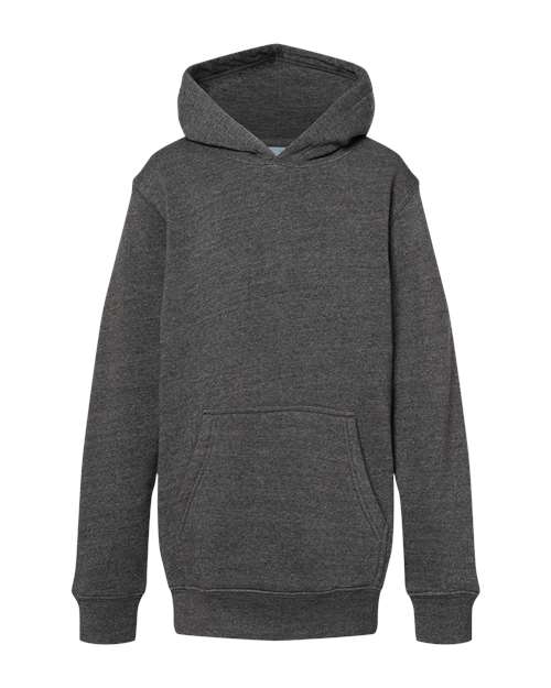 J. America 8880 Youth Triblend Fleece Hooded Sweatshirt