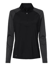 Adidas A521 Women's Ultimate365 Lightweight Raglan Quarter-Zip Pullover
