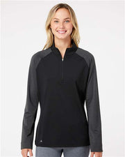 Adidas A521 Women's Ultimate365 Lightweight Raglan Quarter-Zip Pullover