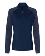 Adidas A521 Women's Ultimate365 Lightweight Raglan Quarter-Zip Pullover