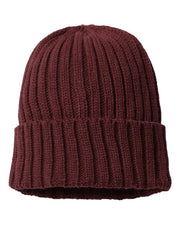 Atlantis Headwear SHORE Sustainable Cable Knit Cuffed Beanie