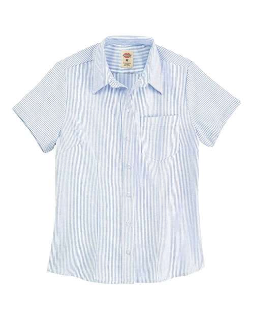 Dickies S254 Women's Short Sleeve Stretch Oxford Shirt