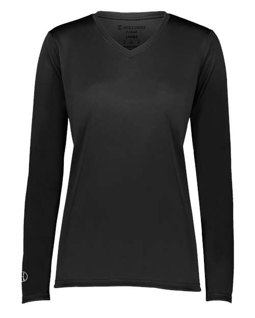 Holloway 222824 Women's Momentum Long Sleeve V-Neck T-Shirt