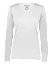 Holloway 222824 Women's Momentum Long Sleeve V-Neck T-Shirt