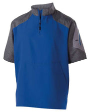 Holloway 229545 Unisex Raider Short Sleeve Quarter-Zip Pullover