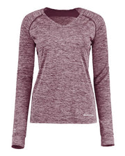 Holloway 222770 Women's Electrify CoolCore® Long Sleeve V-Neck T-Shirt