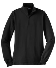 Women's Embroidered 1/4-Zip Sweatshirt — supplier product photo 3