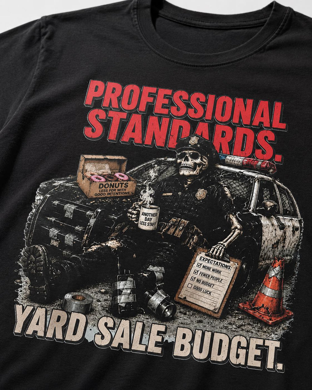 Police Officer Shirt, Professional Standards Budget Graphic Tee