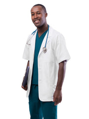 Adar - Universal - Unisex Short-Sleeve Three-Pocket 31" Lab Coat