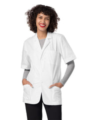 Adar - Universal - Unisex Short-Sleeve Three-Pocket 31" Lab Coat