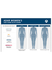 Adar - Universal - Women's Three-Pocket Adjustable Belt 33" Lab Coat