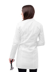 Adar - Pop-Stretch - Women's Two-Pocket Tab-Waist 36" Lab Coat
