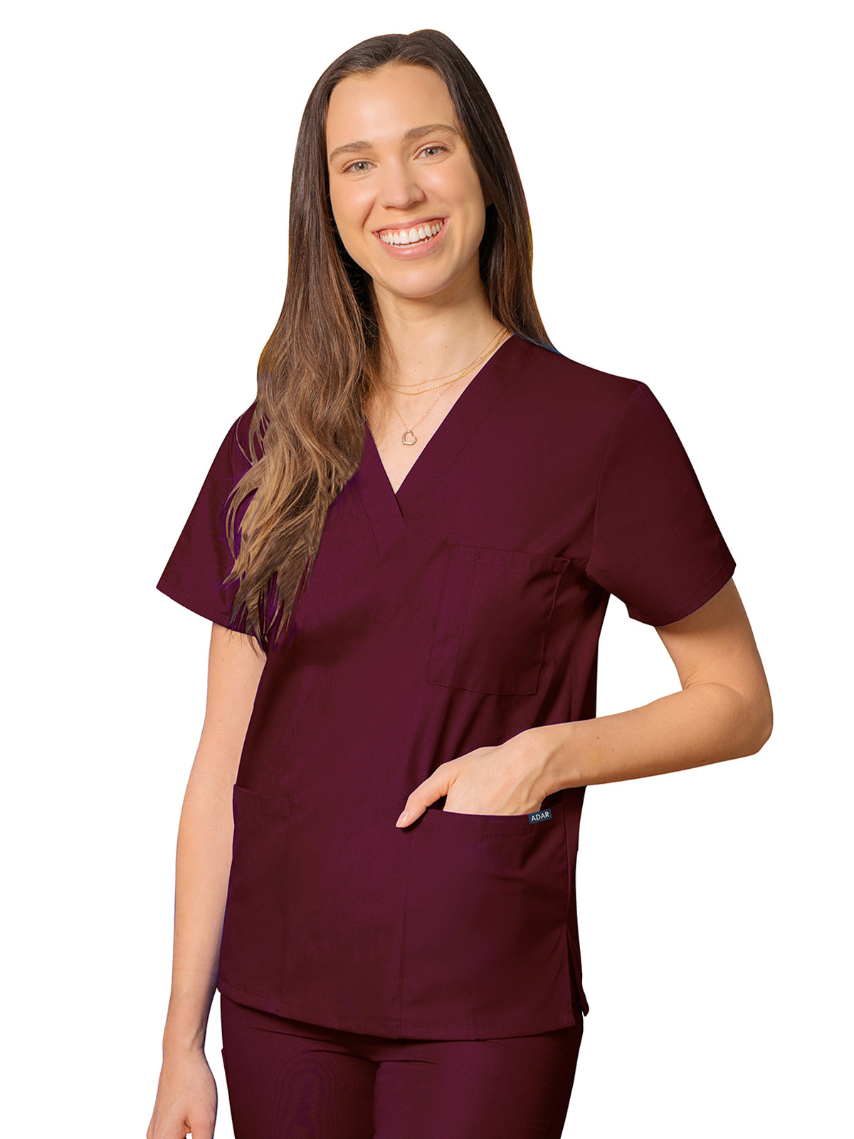 Adar - Universal - Unisex 3-Pocket V-Neck Top