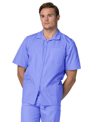 Adar - Universal - Men's Zippered Short Sleeve Jacket