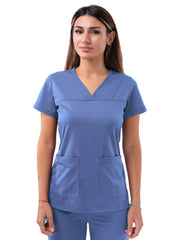 Adar - Pro - Women's V-Neck Sweetheart Top