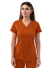 Adar - Pro - Women's V-Neck Sweetheart Top
