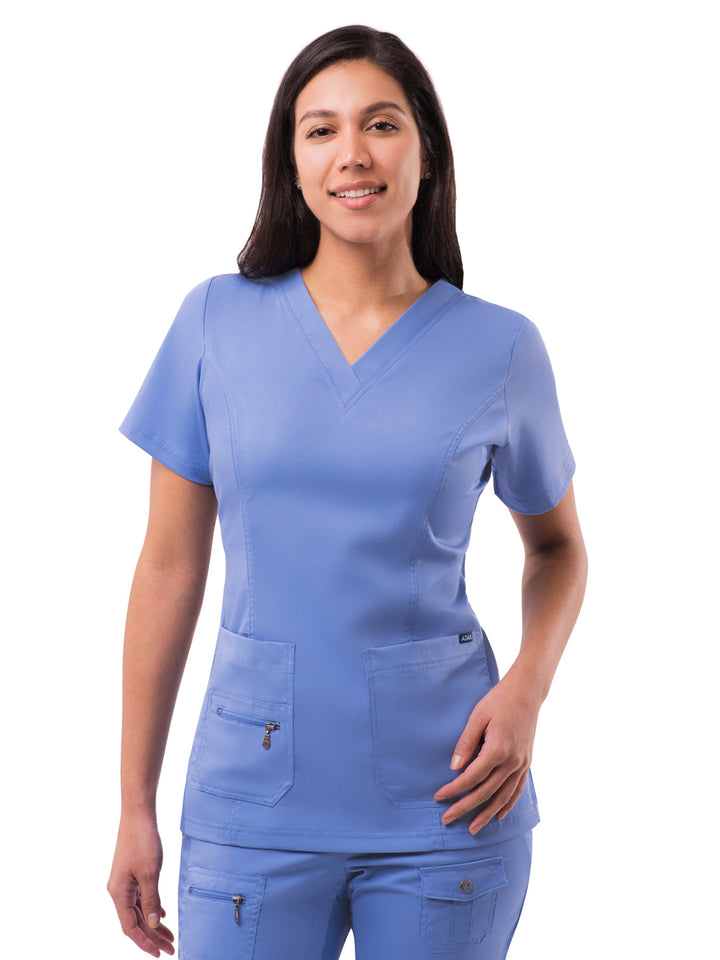 Adar - Pro - Women's V-Neck Elevated Top