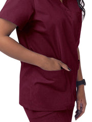 Adar - Sivvan - Unisex V-Neck 3 Pocket Top