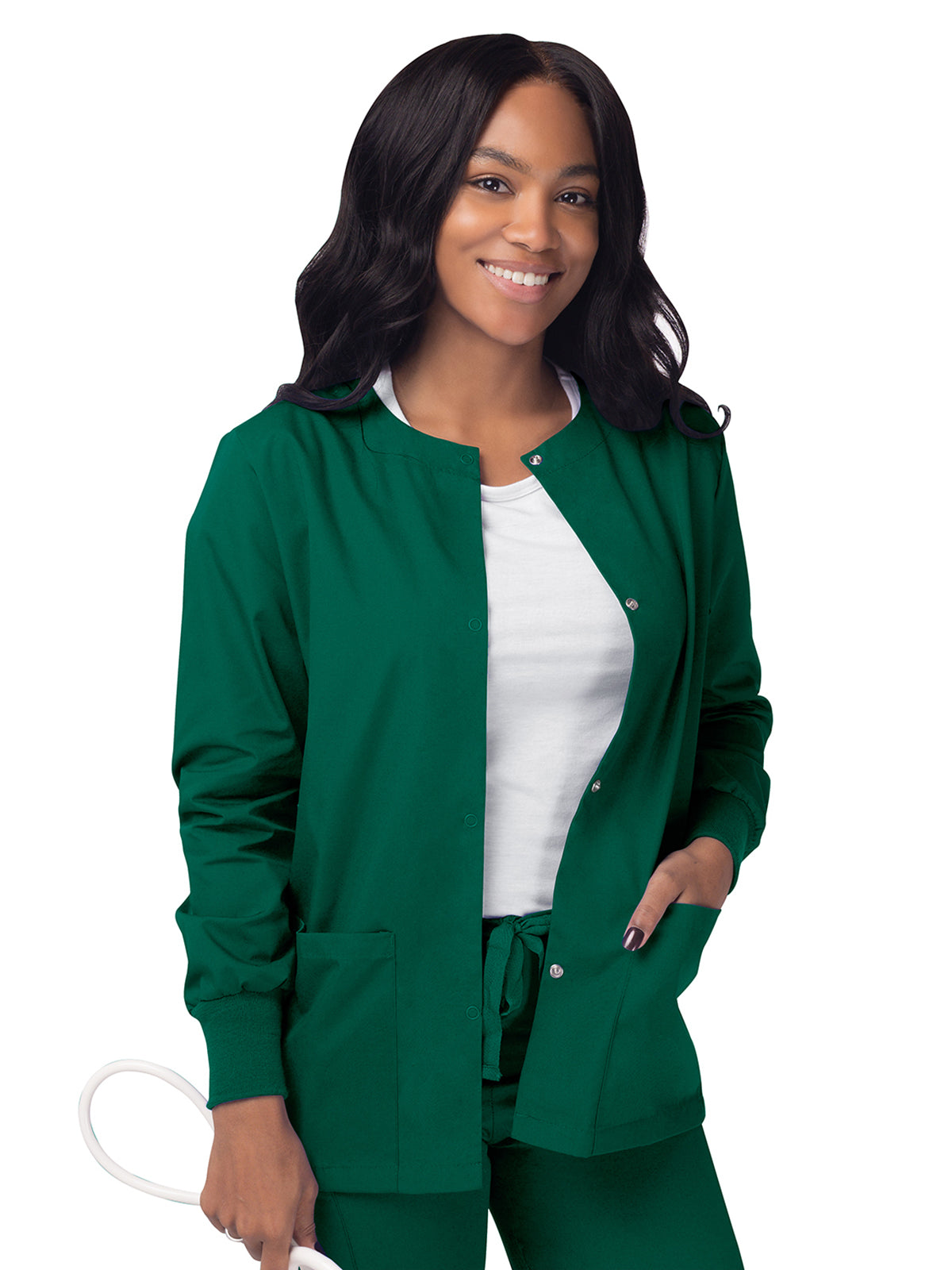 Adar - Sivvan - Women's Warm-Up Snap Close Jacket
