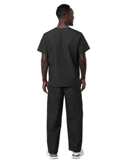 Adar - Sivvan - Unisex V-Neck Top Drawstring Pant Scrub Set