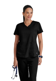 Grey's Anatomy Classic - Women's Two-Pocket V-Neck Aubrey Scrub Top