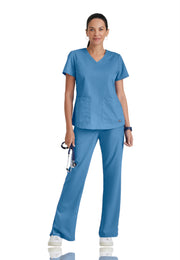 Grey's Anatomy Classic - Women's Two-Pocket V-Neck Aubrey Scrub Top