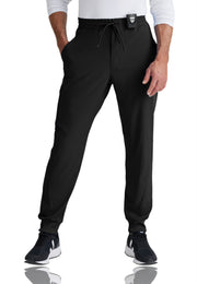 Barco One - Men's Six-Pocket Drawcord Waist Vortex Jogger Scrub Pant