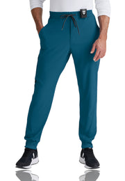 Barco One - Men's Six-Pocket Drawcord Waist Vortex Jogger Scrub Pant