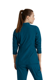 Barco One - Women's Four-Pocket Zip-Up Venture Warm-Up Scrub Jacket