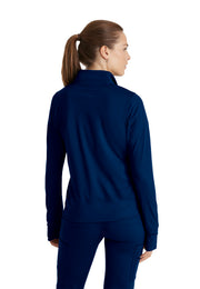 Barco One Performance Knit - Women's Two-Pocket Arena Warm-Up Scrub Jacket