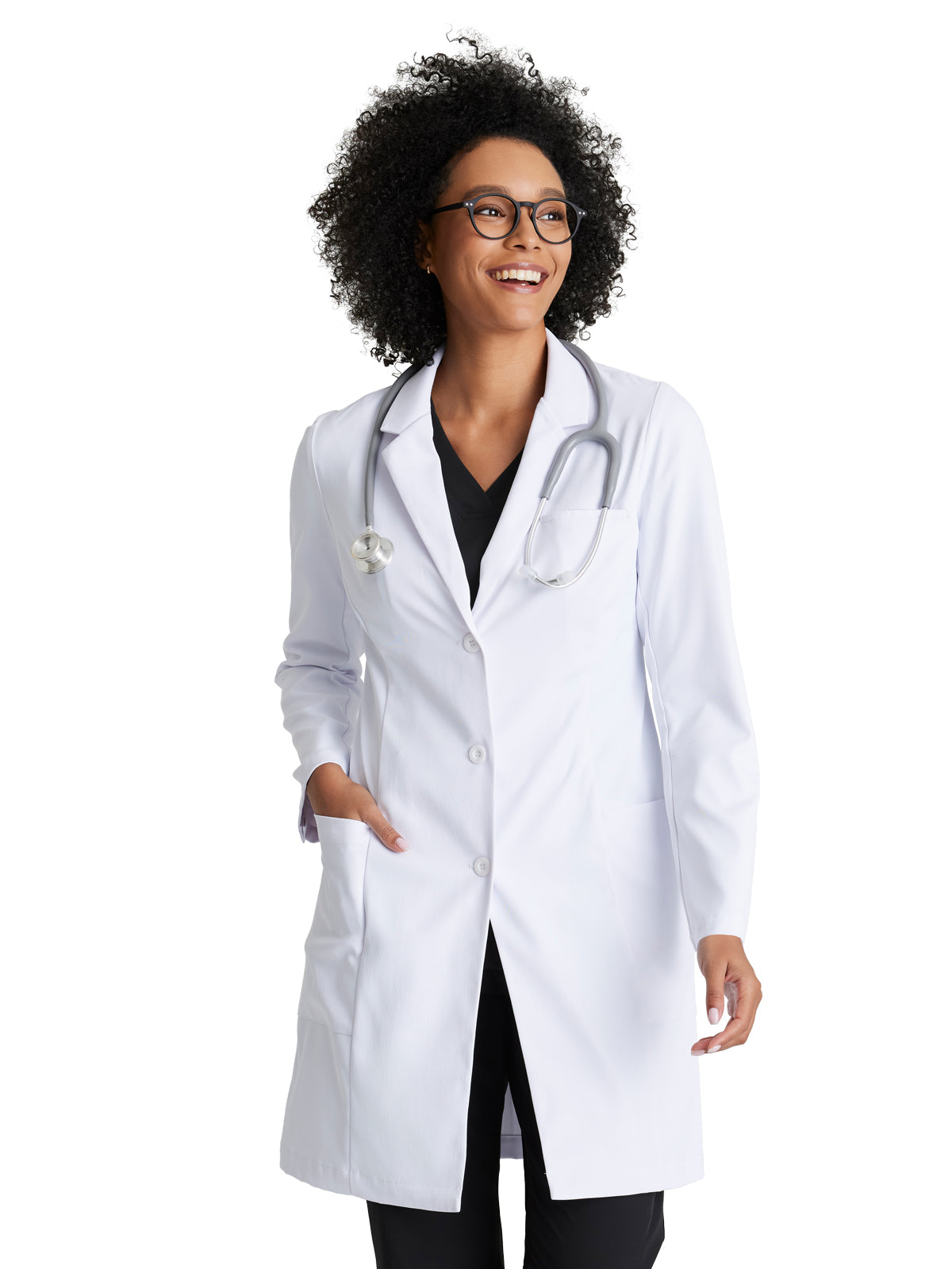 Barco Since 1929 - Women's Three-Pocket 35" Mid-Length Grace Lab Coat