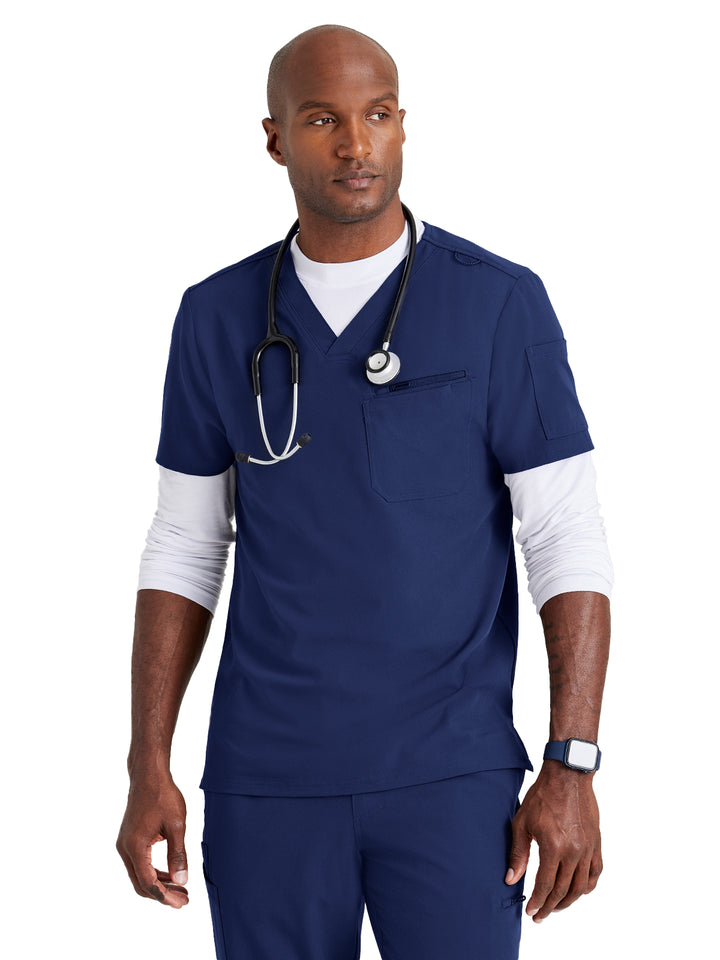 Barco Unify - Men's Three-Pocket V-Neck Rally Scrub Top