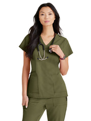 Barco Unify - Women's Four-Pocket V-Neck Purpose Scrub Top