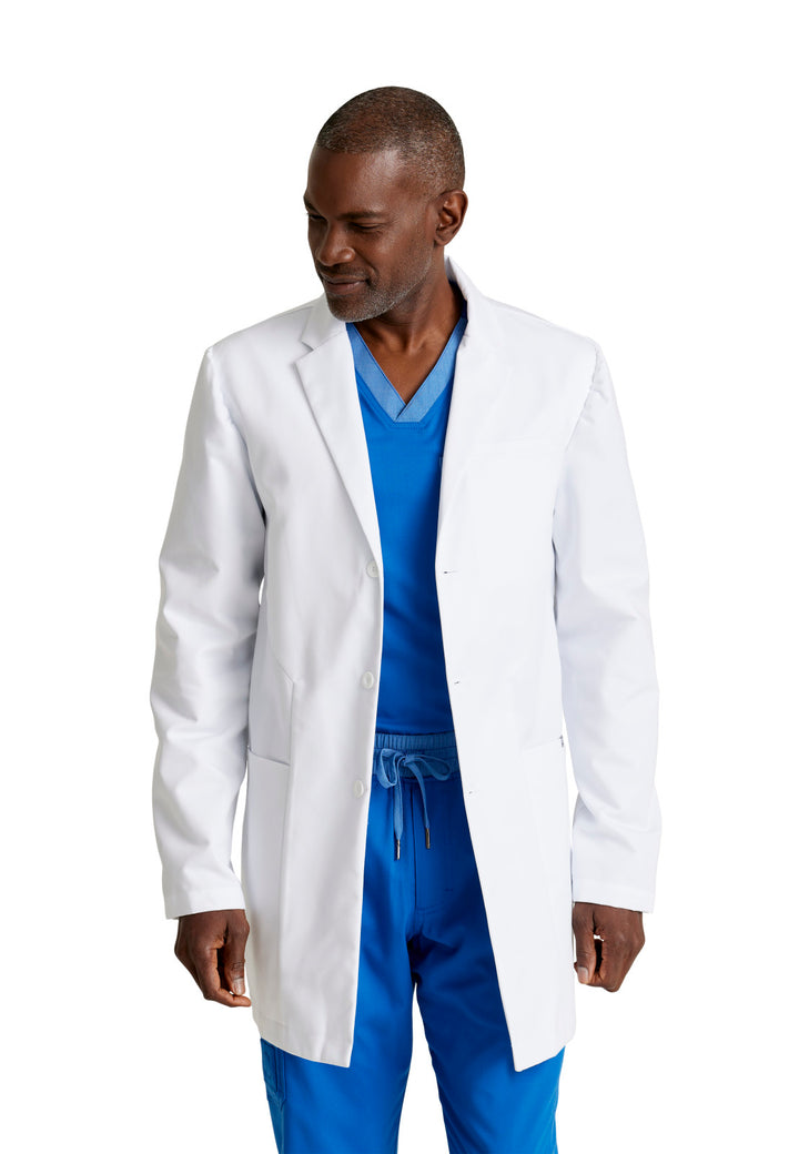 Grey's Anatomy Classic - Men's Six-Pocket 35" Mid-Length Derek Lab Coat