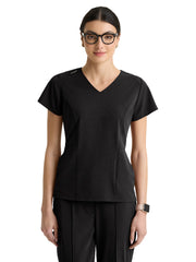 Grey's Anatomy Cultivate - Women's Three-Pocket Spring V-Neck Top
