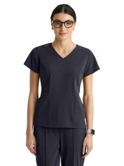 Grey's Anatomy Cultivate - Women's Three-Pocket Spring V-Neck Top
