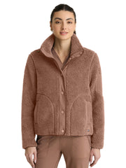 Grey's Anatomy Spandex Stretch - Women's Three-Pocket Sherpa Carol Jacket