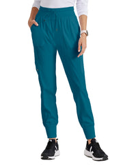 Grey's Anatomy Spandex Stretch - Women's Seven-Pocket Carly Jogger Scrub Pant